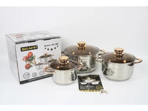 Bộ Nồi inox 3 món gia đình